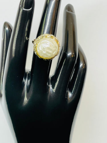 Large Pearl Ring